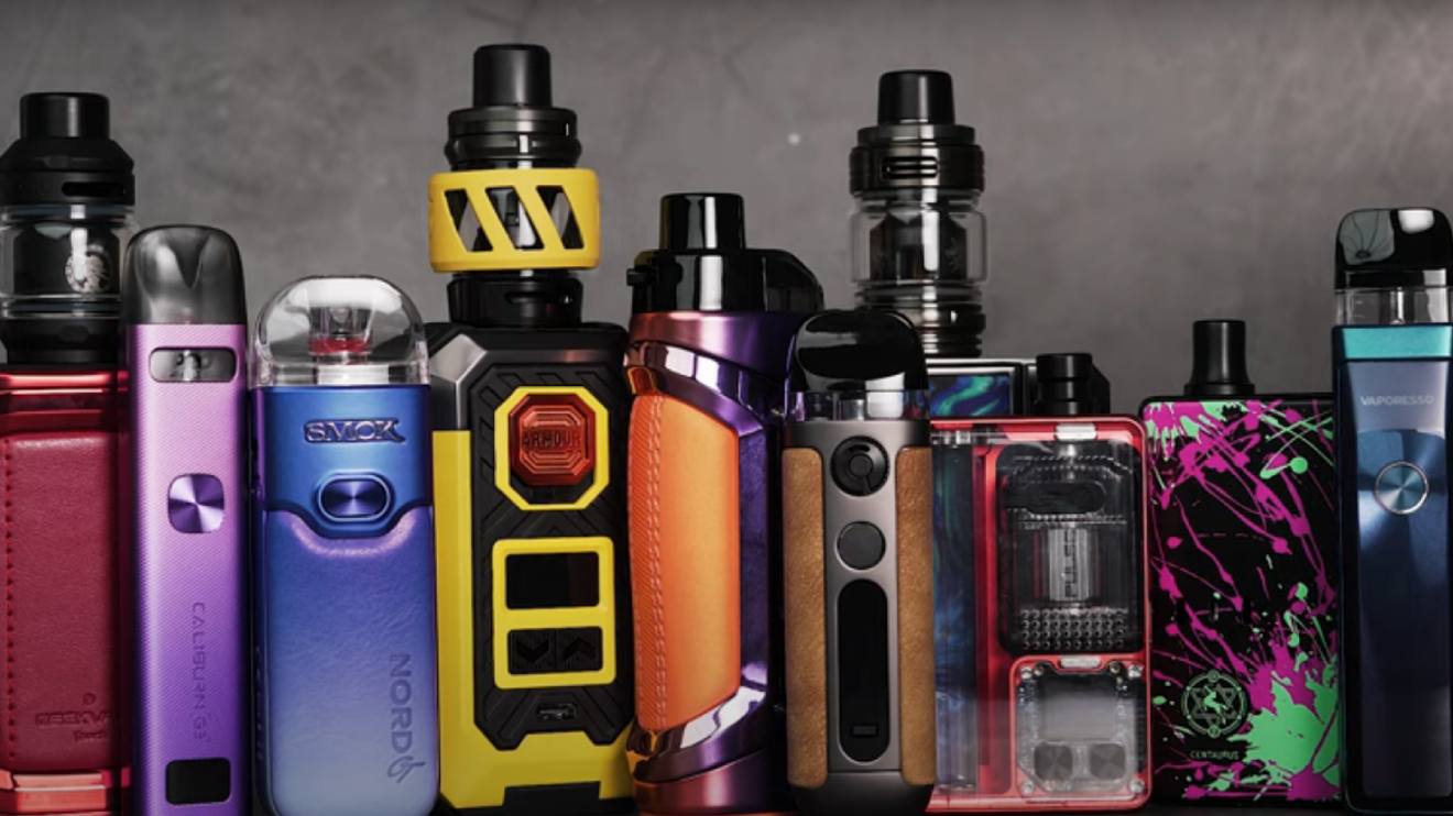 Various brands of vape. PHOTO/COURTESY